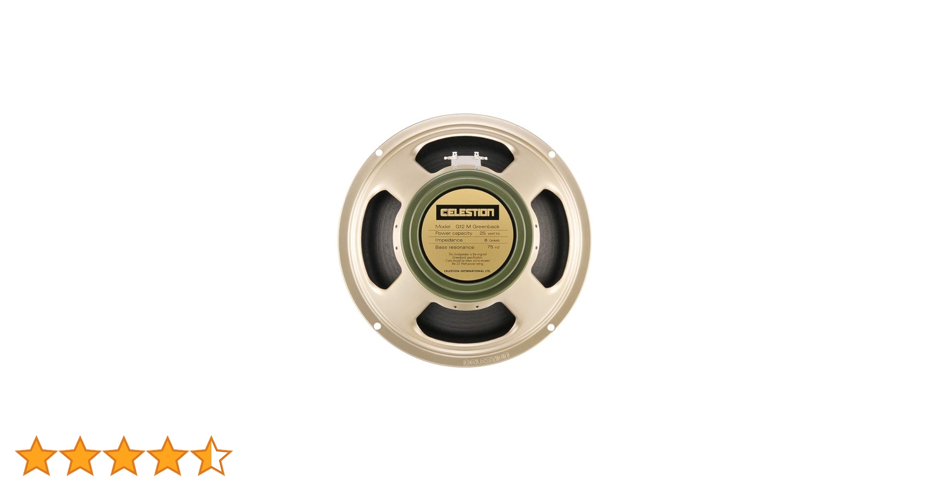 CELESTION G12M greenback ENGLAND製 Celestion G12M Greenback Guitar Speaker : Amazon.ca: Musical